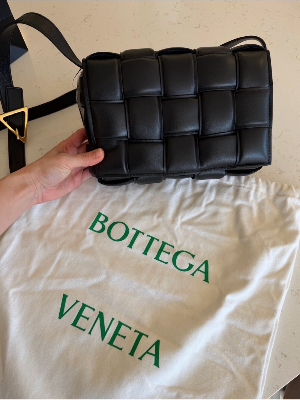 Authentic Black Bottega Veneta Padded Cassette – New | Discontinued Style